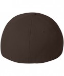 Baseball Caps Wooly Blend 6-Panel Cap (6477) - Brown - CZ12CMW09ZL $23.60