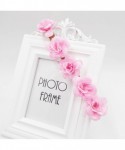 Headbands Rose Flower Wreath Headband Floral Crown Garland Halo for Wedding HH14 - Pink - CG12FMDUENT $14.95