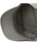 Baseball Caps Washed Cotton Basic & Distressed Cadet Cap Military Army Style Hat - 1. Basic - Olive - CP189ZYHSI9 $14.28