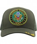 Baseball Caps US Army Official Licensed Premium Quality Only Vintage Distressed Hat Veteran Military Star Baseball Cap - CK18...