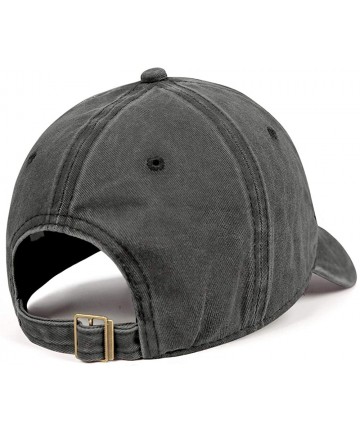 Baseball Caps Men Fashion Denim Hats Cricket Cadillac-3D-effect-flag-infinity- Vintage Baseball Cap Team Womens Caps - C818Y5...