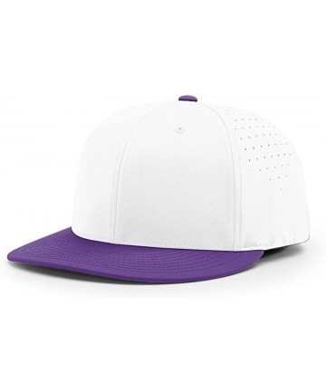 Baseball Caps PTS30 LITE R-Flex PTS 30 FIT Baseball HAT Ball Cap - White/Purple - CP186XS5T6M $14.83