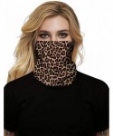 Balaclavas Bandana Face Mask Neck Gaiter- Unisex Scarf Mask Tube Multifunctional Headwear- Buff Face Mask - B-leopard - CI198...