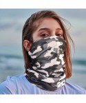 Balaclavas Bandana Cloth Face Mask Washable Face Covering Neck Gaiter Dust Mask - White Camo - C1199CQXR4L $14.90