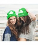 Skullies & Beanies St Pattys Day Beanie- Irish St Patricks Day Shamrock Accessories Baby Beanie Hat for Men and Women Green -...
