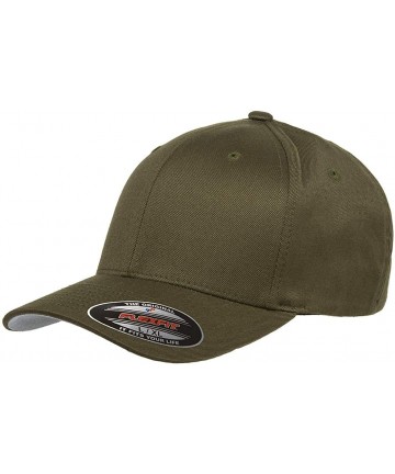 Baseball Caps Men's Athletic Baseball Fitted Cap- Olive- Large/X-Large - CV18W59HYD0 $20.03