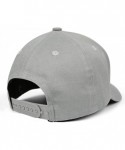 Baseball Caps Unisex Man's Baseball Cap Adjustable Mesh Caps Trucker Dad Hats Snapback Hat - Grey-1 - CV18A2YQRXZ $26.50