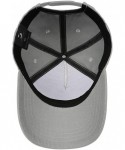 Baseball Caps Unisex Man's Baseball Cap Adjustable Mesh Caps Trucker Dad Hats Snapback Hat - Grey-1 - CV18A2YQRXZ $26.50