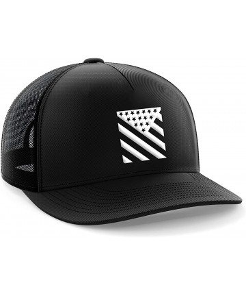 Baseball Caps American Flag Snapback Hat - Embossed Logo American Cap for Men Women Sports Outdoor - White Crest - CX18E24C6U...