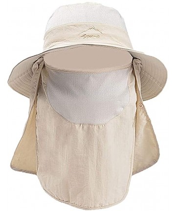 Bucket Hats Fashion Outdoor Protection Waterproof Breathable - Khaki-4 - C4197RS8D0Z $17.72