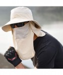 Bucket Hats Fashion Outdoor Protection Waterproof Breathable - Khaki-4 - C4197RS8D0Z $17.72