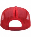 Baseball Caps Personalized Gorras Custom Womens High Ponytail Mesh Trucker Hats Snapback Messy Buns Embroidered Baseball Caps...