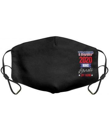 Balaclavas Mens Cool Trump-2020-Golf-cartoon- Mouth Cover Anti Pollution Washable and Reusable Face Ma_sk - C61987N24KC $23.95