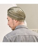 Skullies & Beanies Womens Fortune Teller Turban - Metallic Afro Accessory Headwrap Hair Chemo Hat - Blue - CY1896S0WXA $17.32