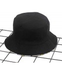 Bucket Hats Banana Bucket Hat Packable - Fisherman Cap Cotton - Navy - CI18RO74ZRU $20.59