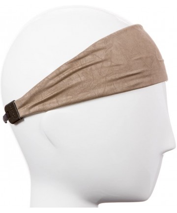 Headbands Xflex Crushed Adjustable & Stretchy Wide Softball Headbands for Women & Girls - Lightweight Crushed Taupe - C017X6G...