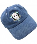 Baseball Caps Mighty Jason's Dad hat Baseball Cap Embroidered Cap Adjustable Cotton Hat Unisex - Denim - C5180UOUQGN $16.79