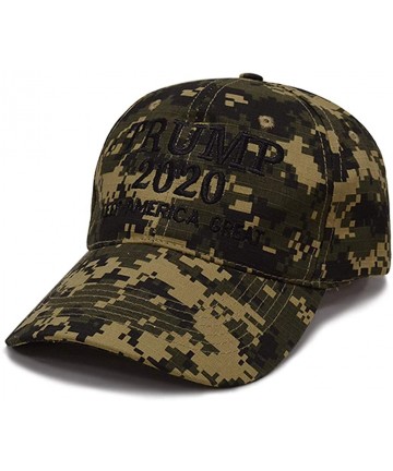 Baseball Caps Make America Great Again Embroidered Hat Trump 2020 Baseball Cap - Trump 2020-camouflage - C318R8ZNYK4 $15.13