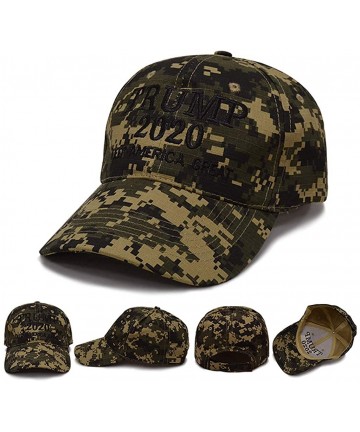 Baseball Caps Make America Great Again Embroidered Hat Trump 2020 Baseball Cap - Trump 2020-camouflage - C318R8ZNYK4 $15.13