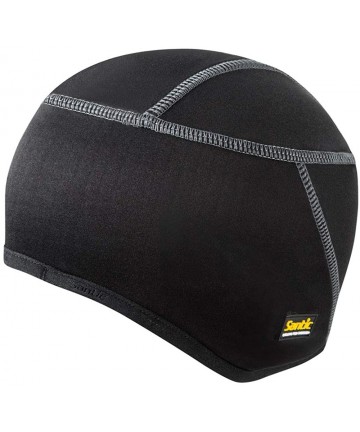 Skullies & Beanies Cycling Skull Cap Helmet Liner Bicycle Hat Thermal Fleece Windproof - Black 9005(2 Pack) - C218A5M8D87 $24.80