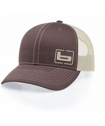 Baseball Caps Trucker Cap - Brown/Khaki Side Logo - CY1805YDHN5 $49.18
