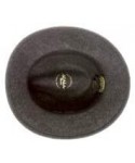 Fedoras Classico Men's Crushable Felt Safari Hat - Charcoal - C418HU75UO8 $55.36