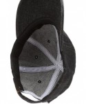 Baseball Caps Casual 100% Cotton Denim Baseball Cap Hat with Adjustable Strap. - Dark Black - CR18C2NZHKA $16.39