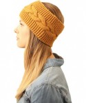 Cold Weather Headbands Women's Savannah Headband- Mustard- One Size - CL127RENDVV $35.90