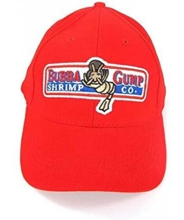 Baseball Caps Bubba Gump Hat Shrimp Co. Embroidered Forrest Gump Baseball Cap Adjustable - CM184YZO07C $13.99