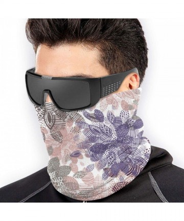 Balaclavas Flower Neck Gaiter Warmer Windproof Mask Face Mask Winter Balaclava Scarf Cover - Style 3 - C7197QXD8I3 $29.42