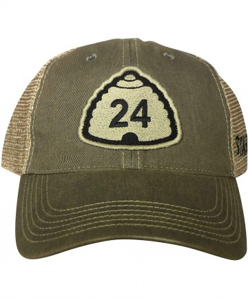 Baseball Caps U24 The Road to Capitol Reef - Utah Trucker Hat - Snap Back Trucker Hat - Grey - CX18AXNI7I5 $31.71