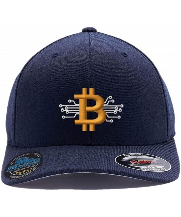 Baseball Caps Embroidered. 6477 Flexfit Baseball Cap. - Dark Navy - CI1805QR9NL $29.09