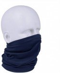 Balaclavas Summer Face Scarf Neck Gaiter Windproof Anti-dust Mask - Dark Blue - CX18S9TQN8X $13.65