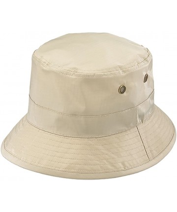 Rain Hats Men's Waterproof Packable Rain Tan Bucket Hat - CD113EZFRPN $46.15