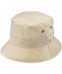 Rain Hats Men's Waterproof Packable Rain Tan Bucket Hat - CD113EZFRPN $27.80