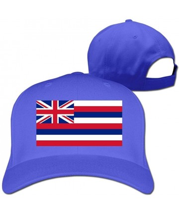 Baseball Caps Flag of Hawaii Adjustable Trucker Caps Unisex Sandwich Hats - C518I7ZM4WM $25.49