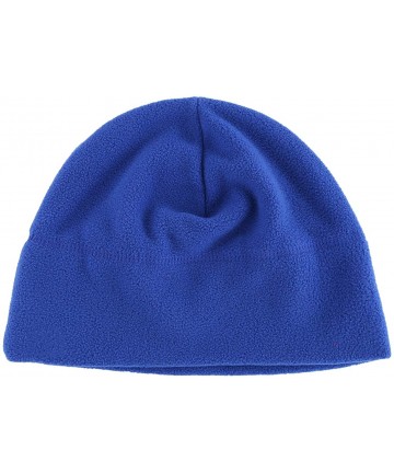Skullies & Beanies Mens Winter Hat Fleece Beanie Warm Skull Cap Watch Cap - Blue - CO126SMLNWJ $13.08