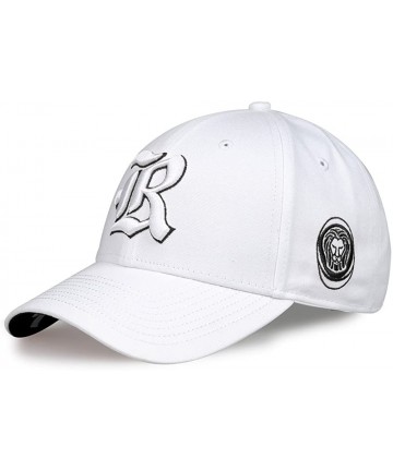 Baseball Caps Baseball Caps for Men Sun Hat Breathable and softable Adjustable 1704A010 - White-gray - CI189KAR8ML $37.71