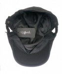 Newsboy Caps Solid Color Canvas Strap Newsboy Cap Driving Cabby Ivy Golf Beret Hat - Black - CE18339MKEH $15.31
