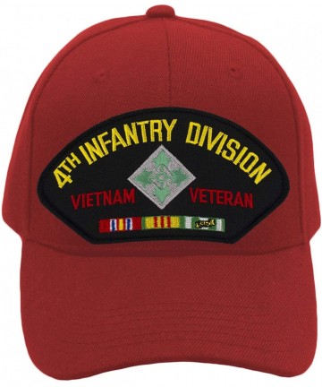 Baseball Caps 4th Infantry Division - Vietnam Veteran Hat/Ballcap Adjustable One Size Fits Most - CR18KQLKIQW $32.92