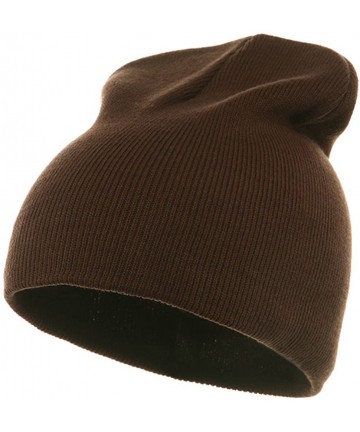 Skullies & Beanies Superior Cotton Knit Cap-Brown - Brown - CY111C6IHZN $12.96