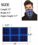 Balaclavas 12PCS Neck Gaiters with Filters- Bandana Face Mask Scarf Face Cover for Women Men - Blue - CP199DZ4XG3 $22.68