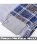 Balaclavas 12PCS Neck Gaiters with Filters- Bandana Face Mask Scarf Face Cover for Women Men - Blue - CP199DZ4XG3 $22.68