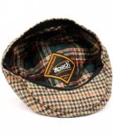 Newsboy Caps HATS IVY Cap - Khaki- X-Large - C012C619QFR $23.50