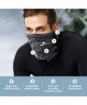 Balaclavas Bandana Neck Gaiter Shield Face Scarf Bandanas Mask Windproof for Men & Women - Light Grey - CW197T0Q738 $14.73