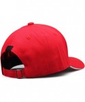 Sun Hats Mens Womens Cool Cap Flat Adjustable Fits Snapback-Mossberg-Golf Hat Performance - Red-44 - C018QWIOZ84 $24.43