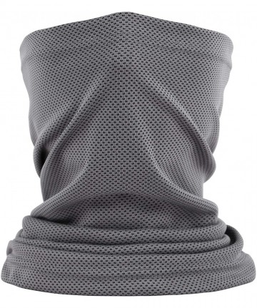 Balaclavas Men Women Sun UV Protection Cooling Neck Gaiter Bandana Balaclava Headwear - 1 Pcs_grey - CX198829ET8 $18.96