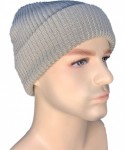 Skullies & Beanies Comfortable Unisex Beanie Warm- Stretchy & Soft Stylish & Trendy Knit hat - Grey - CN192HHONMT $14.22