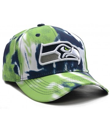 Baseball Caps Iasiti American Team Snapback Hats Adjustable Baseball Cap Men Women - Seattle Seahawks - CV198C3ME48 $27.24