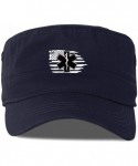 Baseball Caps American Flag EMS Star of Life EMT Paramedic Medic Boy Classics Cap Girl's Fashion Hat Baseball Cap - Navy - CW...